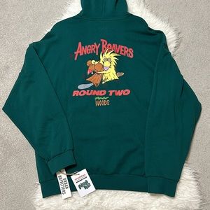 NWT Round Two X Nickelodeon UO Exclusive Rakeem Miles The Angry Beavers Hoodie